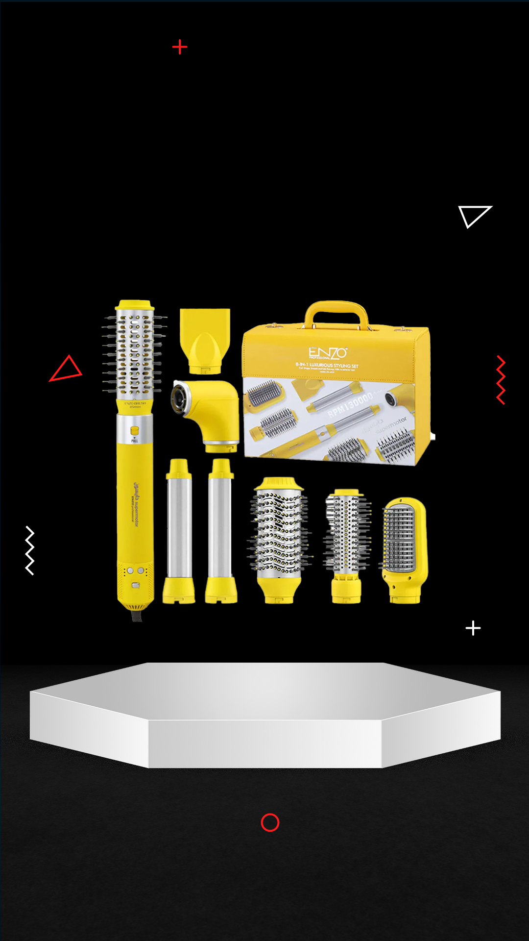 سشوار ۸ کاره انزو