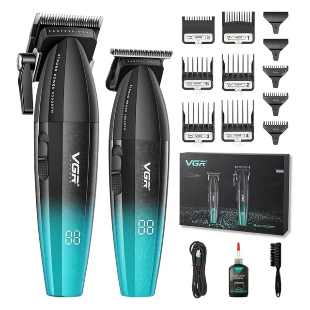 ست ماشین اصلاح وی جی آر مدل V-640 S2 با برش مستقیم