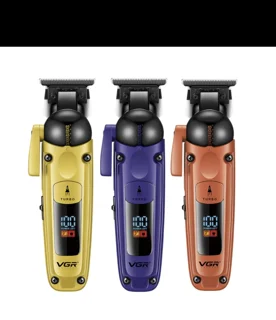 ماشین اصلاح وی جی آر مدل VGR V-274 با تیغه تیتانیوم و نمایشگر LED