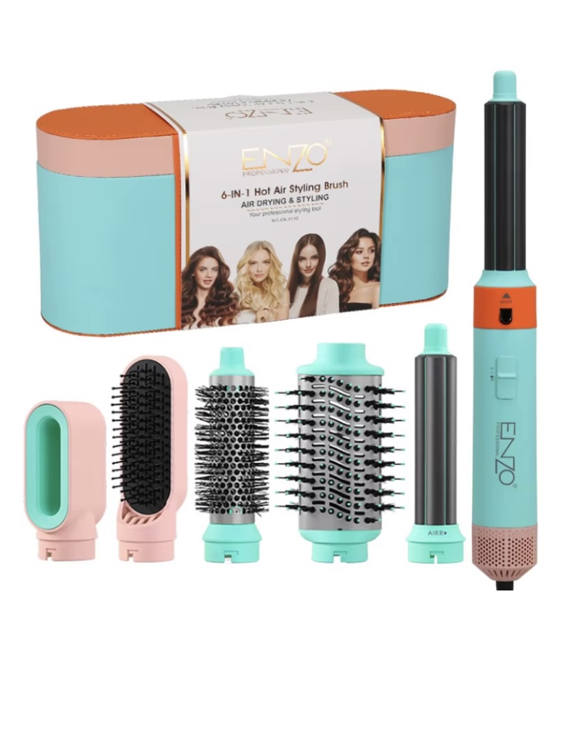 سشوار ۶ کاره انزو طرح دایسون ENZO EN-4140 6 in 1 Electric Styling Multi