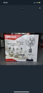 پنکه مه پاش ایستاده برند Nobel مدل ‎NF777MRC