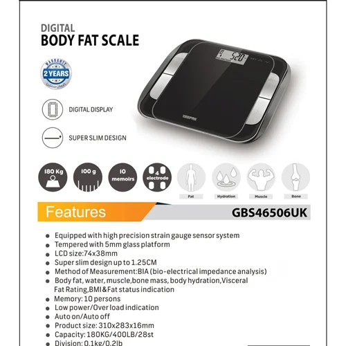 ترازو دیجیتالی جیپاس مدل GBS46506UK