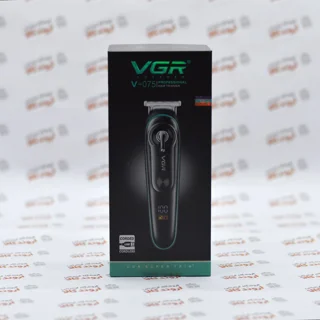 ماشین اصلاح وی جی آر مدل V-075 با تکنولوژی برش مستقیم و تیغه استیل