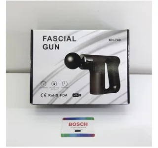 ماساژور تفنگی، درجه یک. 5 سرعته، شارژر usb دارای 4 سر، مدل 740 اصلی